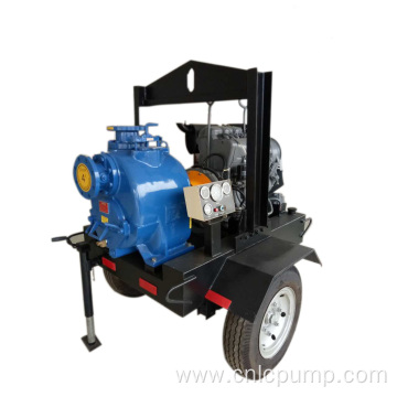 Trailer Self Priming Non-clogging Small Sewage Pump